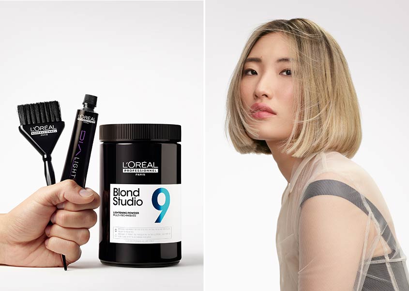 L'Oréal Professionnel gamme Blond Studio 9 Nuri