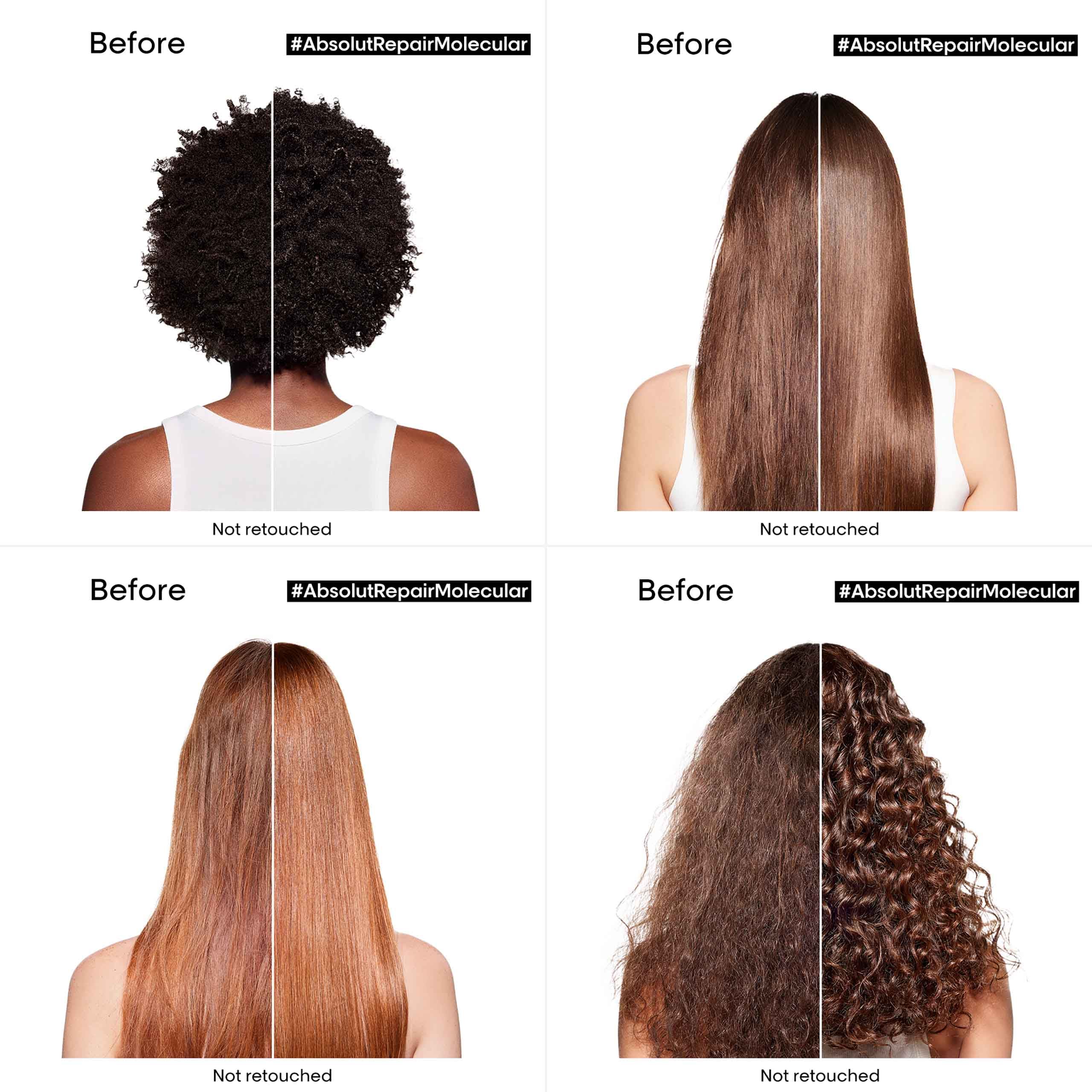 Absolut repair molecular leave-in mask for variour hair tectures