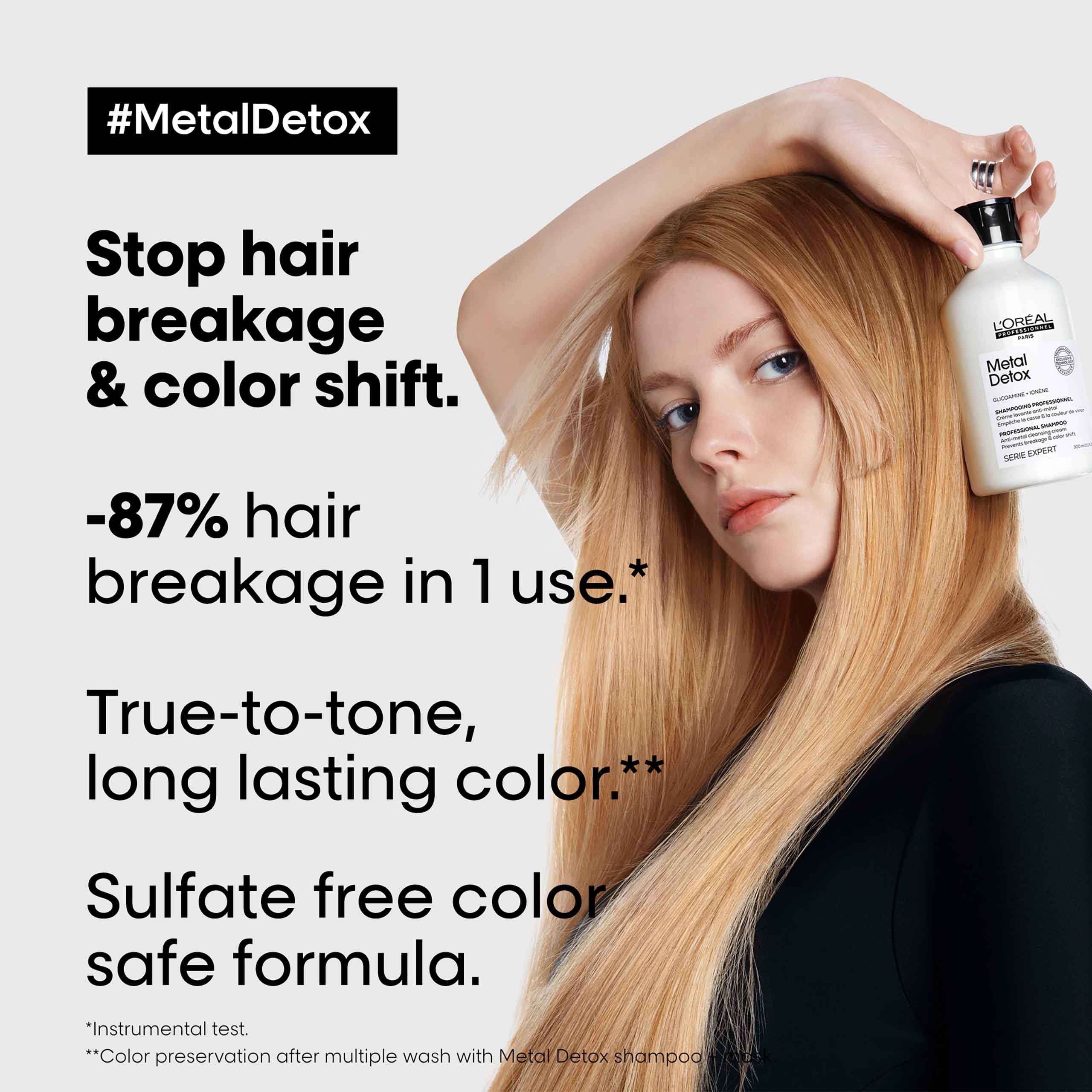 Anti-Breakage Metal Detox Anti-metal Cleansing Cream Shampoo Advantages