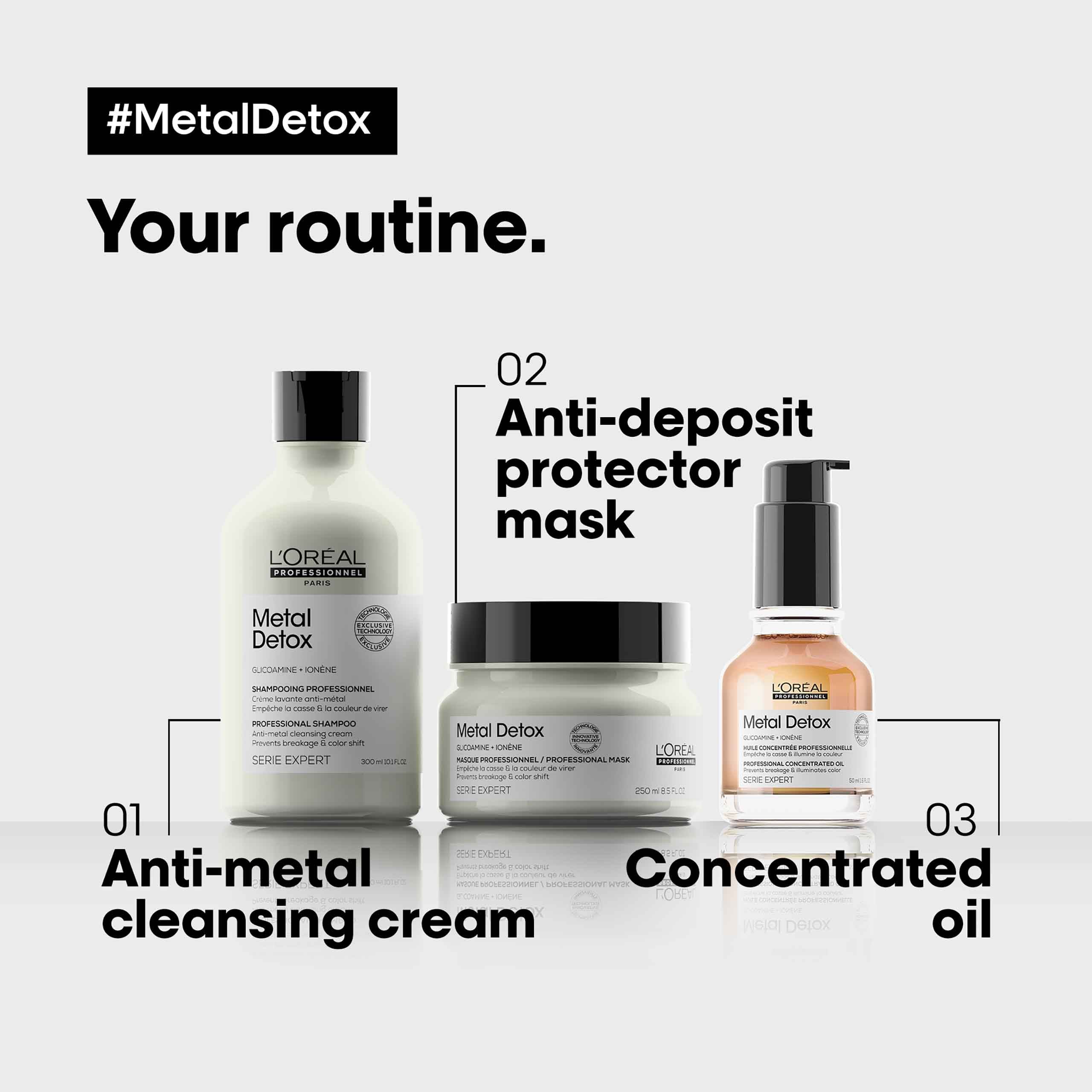 Metal Detox Haircare Routine